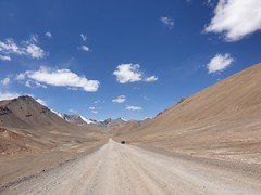 Closing in on the highest altitude on The Pamir Highway.