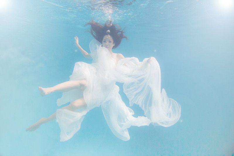 水中攝影,婚紗概念