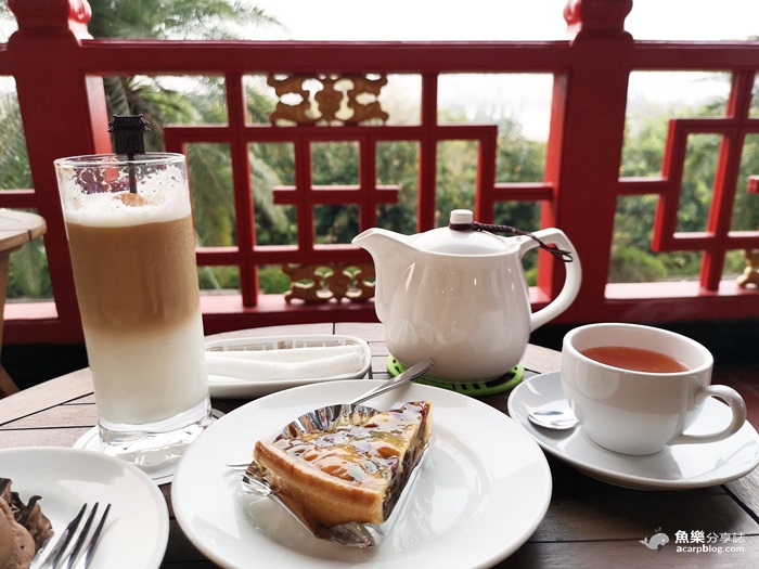 【高雄鳥松】秘境咖啡廳│藏身在圓山大飯店二樓的氣質下午茶 @魚樂分享誌