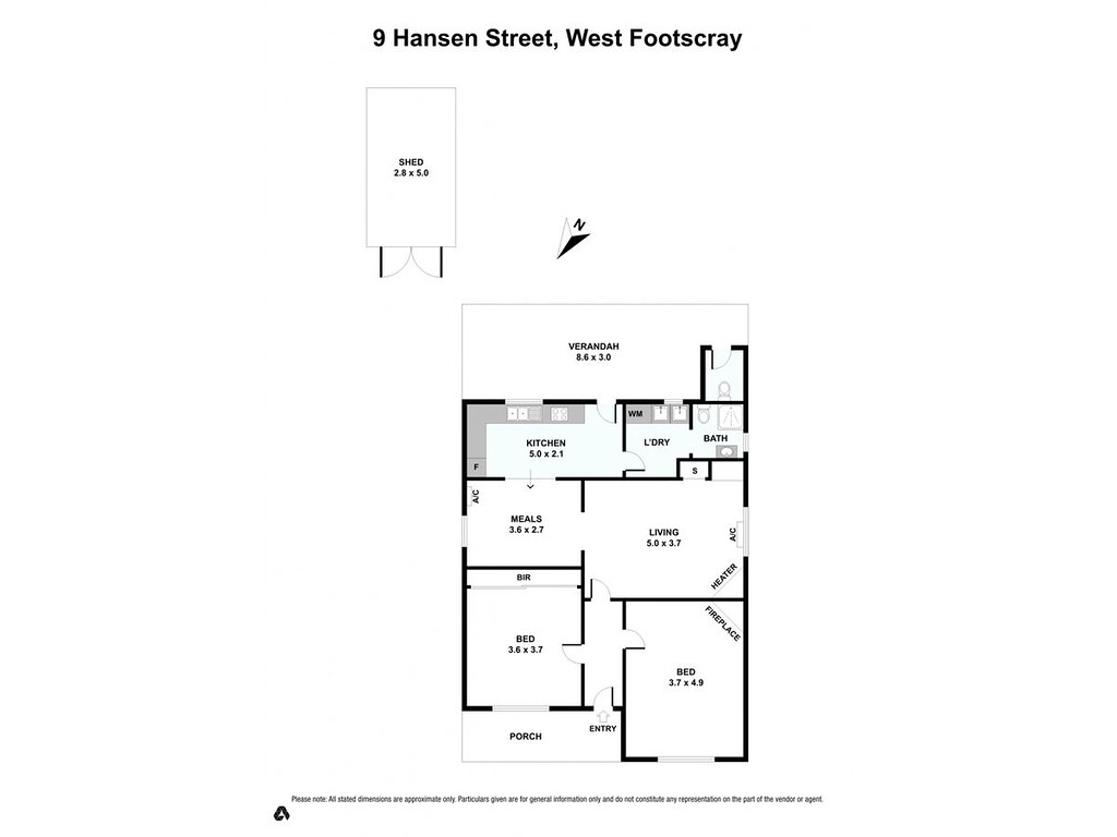9 Hansen Street, West Footscray VIC 3012 floorplan