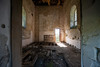 Chapelle en ruine, ancien Chteau de la Turmelire, Maine-et-Loire, 2019