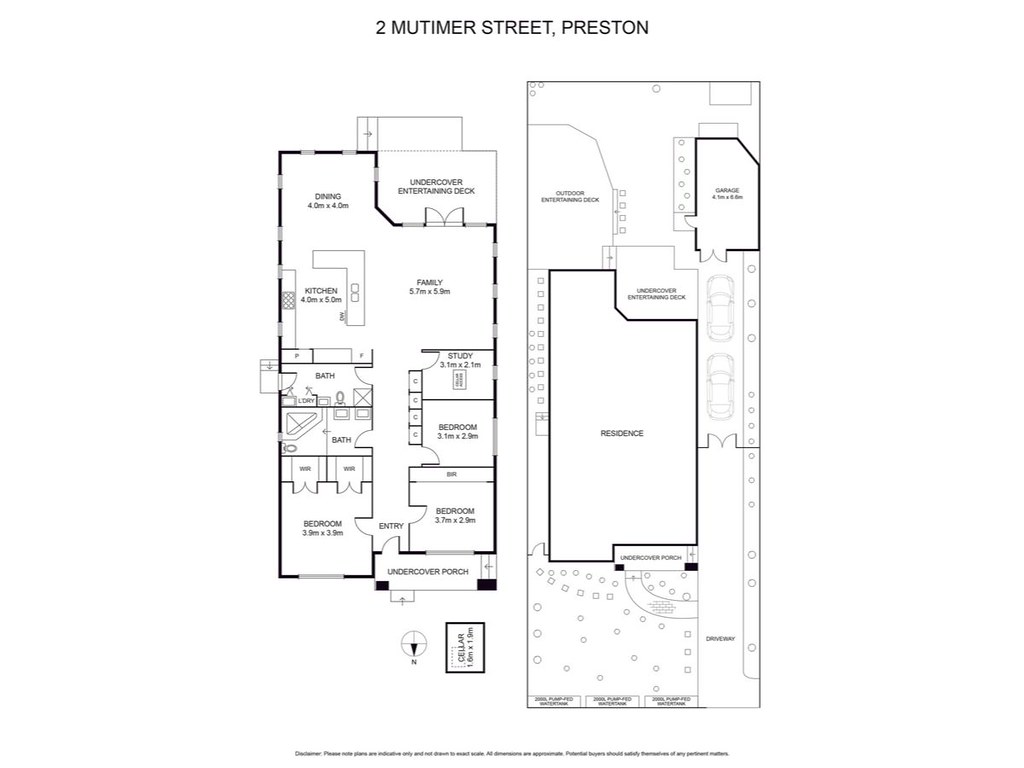 2 Mutimer Street, Preston VIC 3072 floorplan