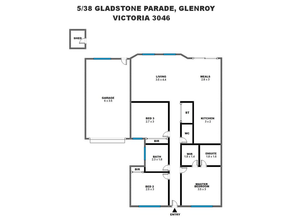 5/38 Gladstone Parade, Glenroy VIC 3046 floorplan