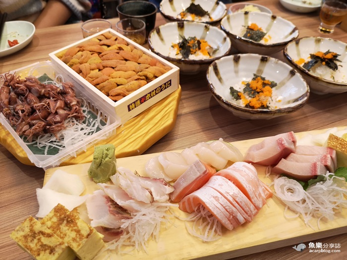 【台北中山】小六食堂｜搬家初訪｜和牛 海膽 生魚片丼飯DIY @魚樂分享誌