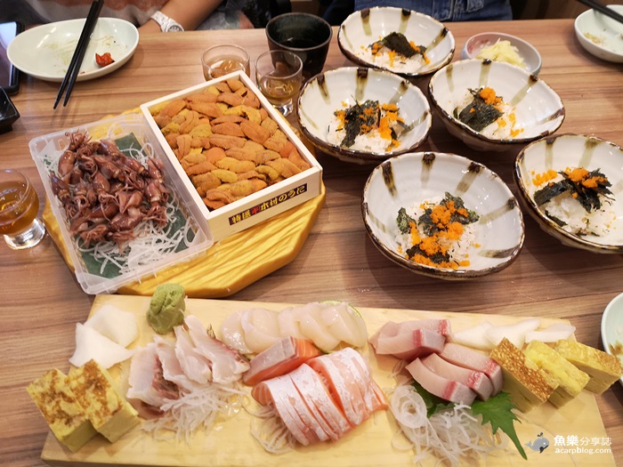 【台北中山】小六食堂｜搬家初訪｜和牛 海膽 生魚片丼飯DIY @魚樂分享誌