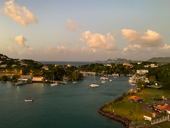 Dusk in Castries