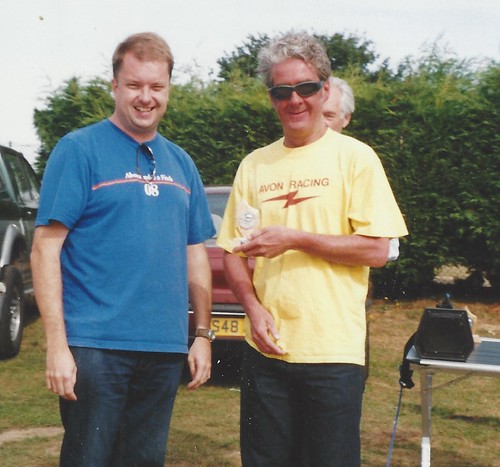 Andy with Graham Heels - Snetterton