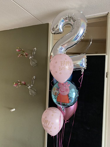 Ballonboeket Peppa Big Verjaardag 2 Jaar