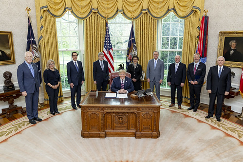President Trump Signs the Paycheck Prote by The White House, on Flickr
