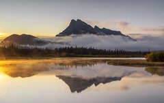 Morning Mist, Vermilion Lakes, Canadian Rockies