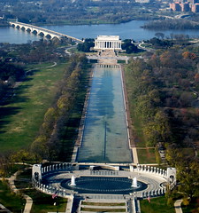 Down Memory Lane - Lincoln Memorial from Washington Monument - Explored