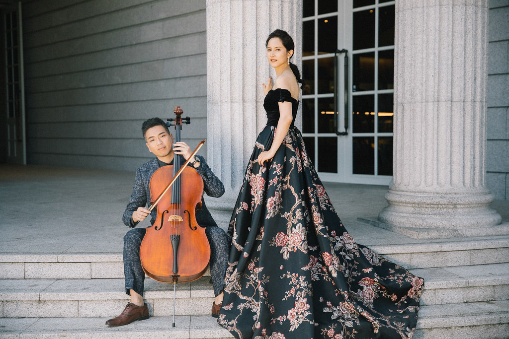 台南自助婚紗｜奇美博物館的一場大提琴古典婚紗｜愛情街角-Love Corner