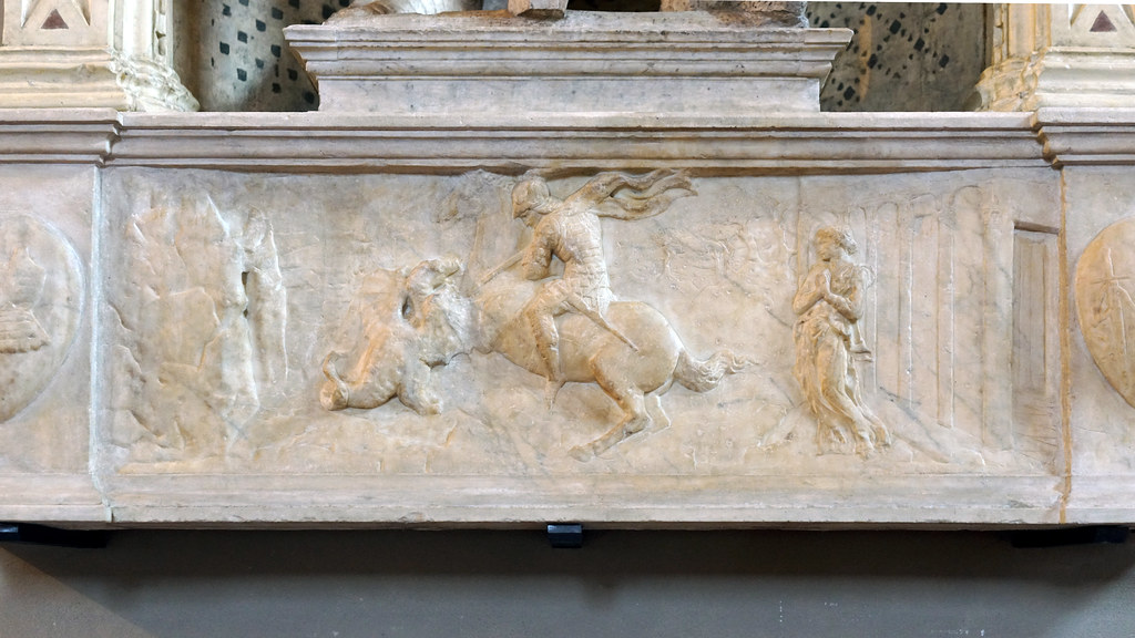 Donatello, Saint George, detail