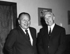 PMs Tupua Tamasese Lealofi IV and Jack Marshall, 1972