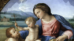 Raphael, The Alba Madonna, detail