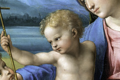 Raphael, The Alba Madonna, detail with Jesus