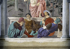 Piero, The Resurrection, detail with soldiers