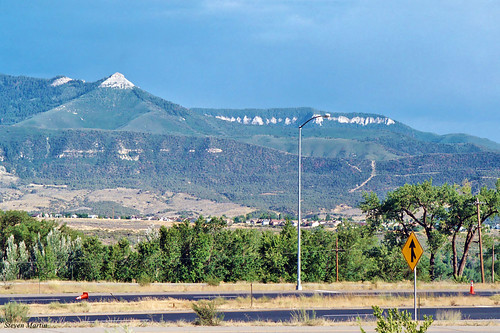 Battlement Mesa from Parachute, Colorado