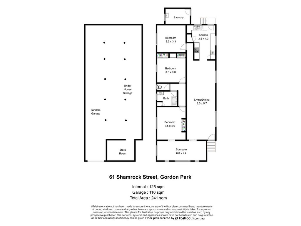 61 Shamrock Street, Gordon Park QLD 4031 floorplan
