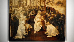 Leonardo, Adoration of the Magi, detail