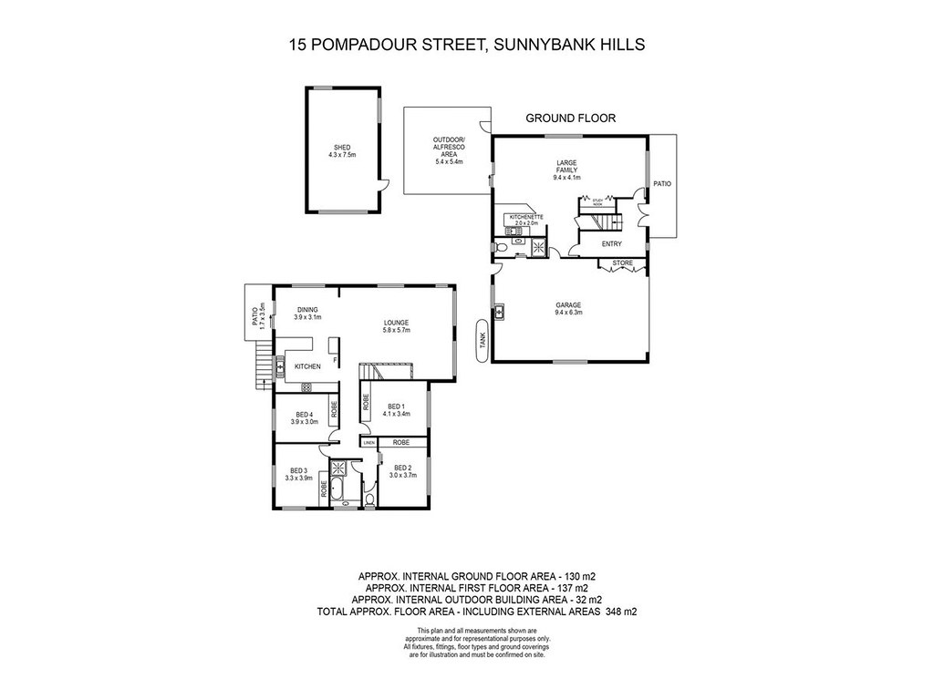 15 Pompadour Street, Sunnybank Hills QLD 4109 floorplan