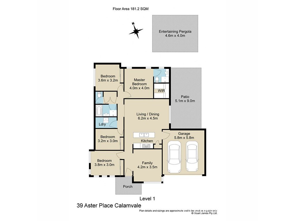 39 Aster Place, Calamvale QLD 4116 floorplan