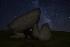 Photoshop: The Milky Way in the Brownshill Portal Tomb