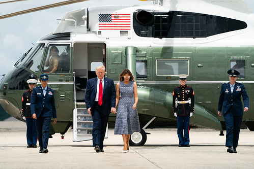 President Trump and the First Lady Retur by The White House, on Flickr