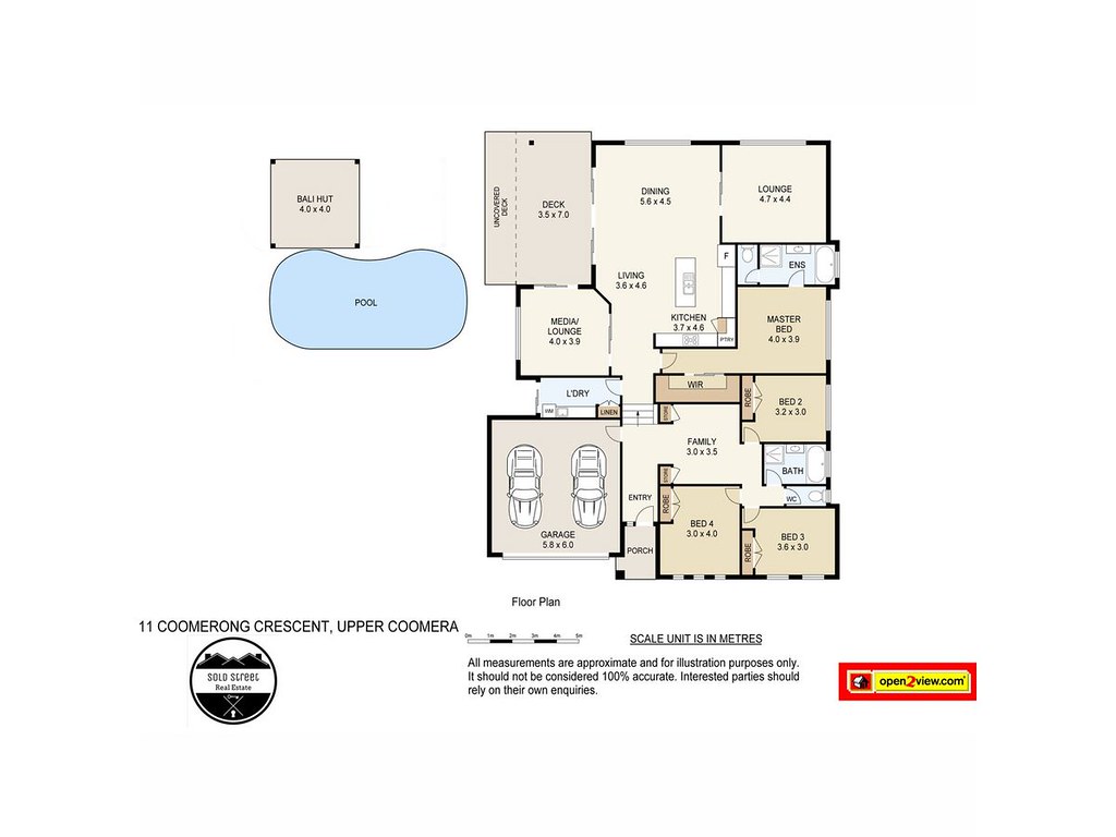 11 Coomerong Crescent, Upper Coomera QLD 4209 floorplan