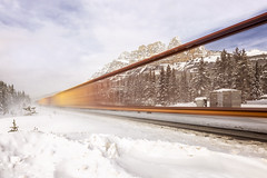 Invisible Freight, Canadian Pacific Railway, Banff National Park, Canadian Rockies