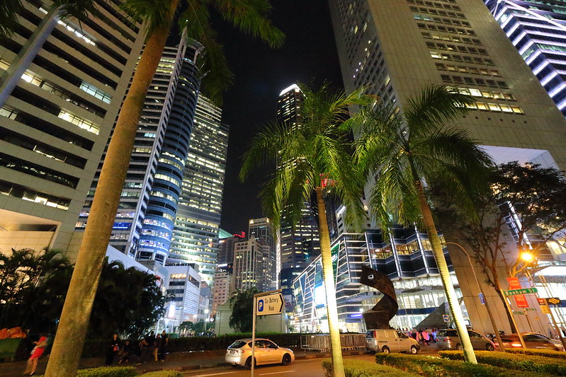 Singapore Skyscrapers at Night<br/>© <a href="https://flickr.com/people/183610669@N06" target="_blank" rel="nofollow">183610669@N06</a> (<a href="https://flickr.com/photo.gne?id=49970660667" target="_blank" rel="nofollow">Flickr</a>)
