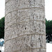 Column of Trajan, Romans fell timber and construct a fort (scenes 15-17);  Trajan reviews severed Dacian heads (scene 24); Dacians and armored calvary attack Roman stronghold, (scenes 31-32)