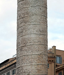 Column of Trajan, detail with numerous scenes