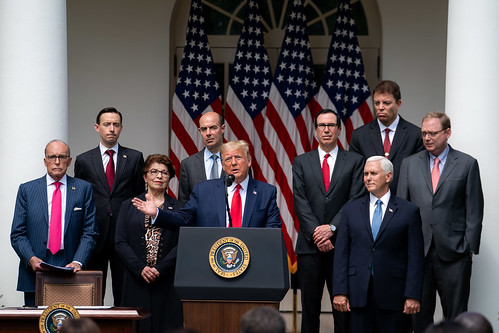 President Trump Holds a Press Conference by The White House, on Flickr