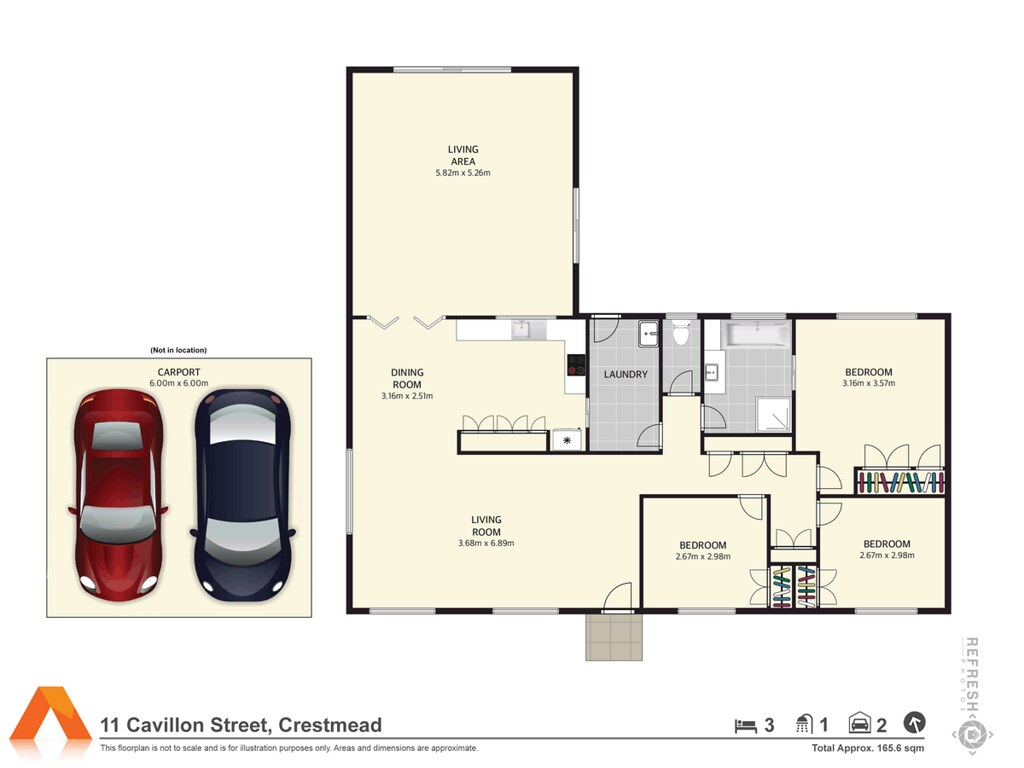 11 Cavillon Street, Crestmead QLD 4132 floorplan