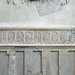 Ara Pacis Augustae, palmette motif (original fragment far right)