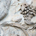 Ara Pacis Augustae, scrolling acanthus relief detail with bird and grapes