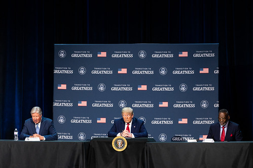 President Trump Attends a Roundtable on by The White House, on Flickr