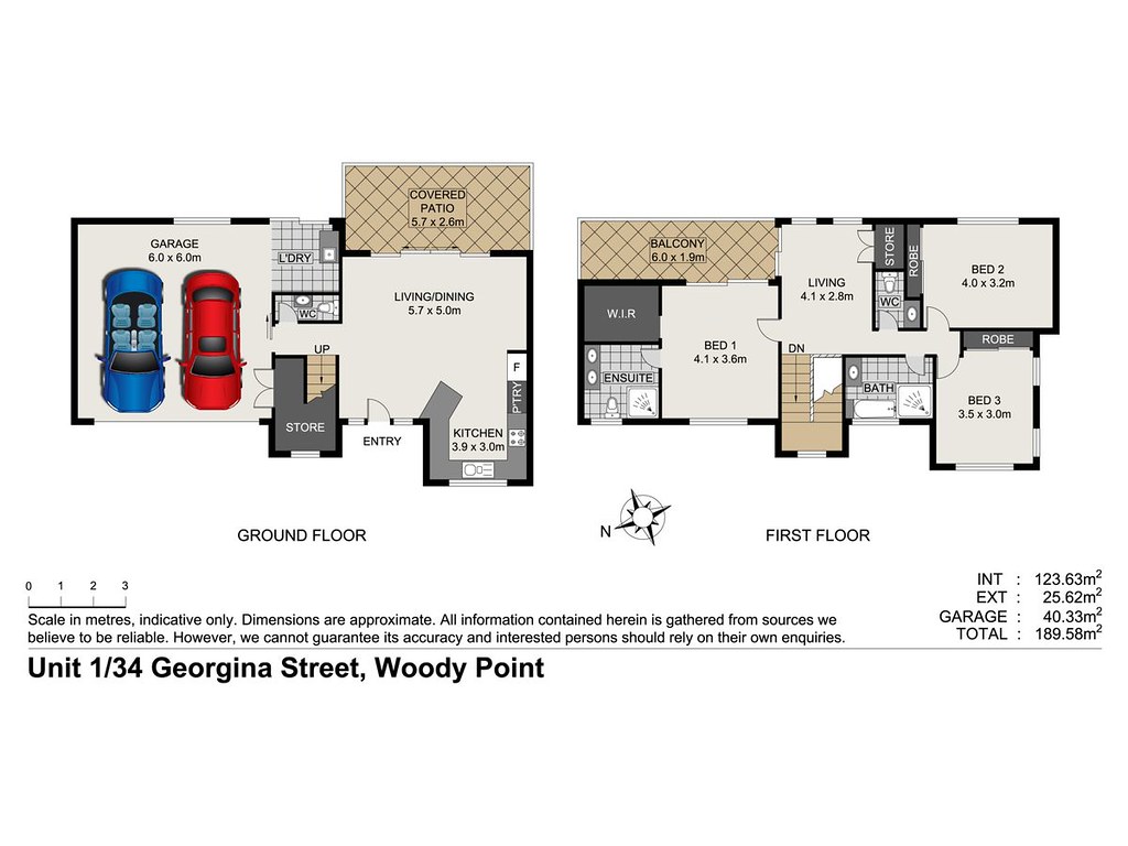 1/34 Georgina Street, Woody Point QLD 4019 floorplan
