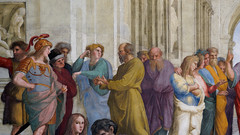 Aeschines and Socrates (center)