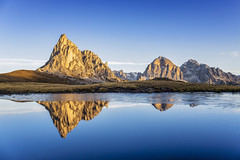 The Reflection of Passo Giau, The Dolomites, Italy
