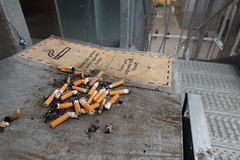 Cigarette butts @ MUDEC @ Milan