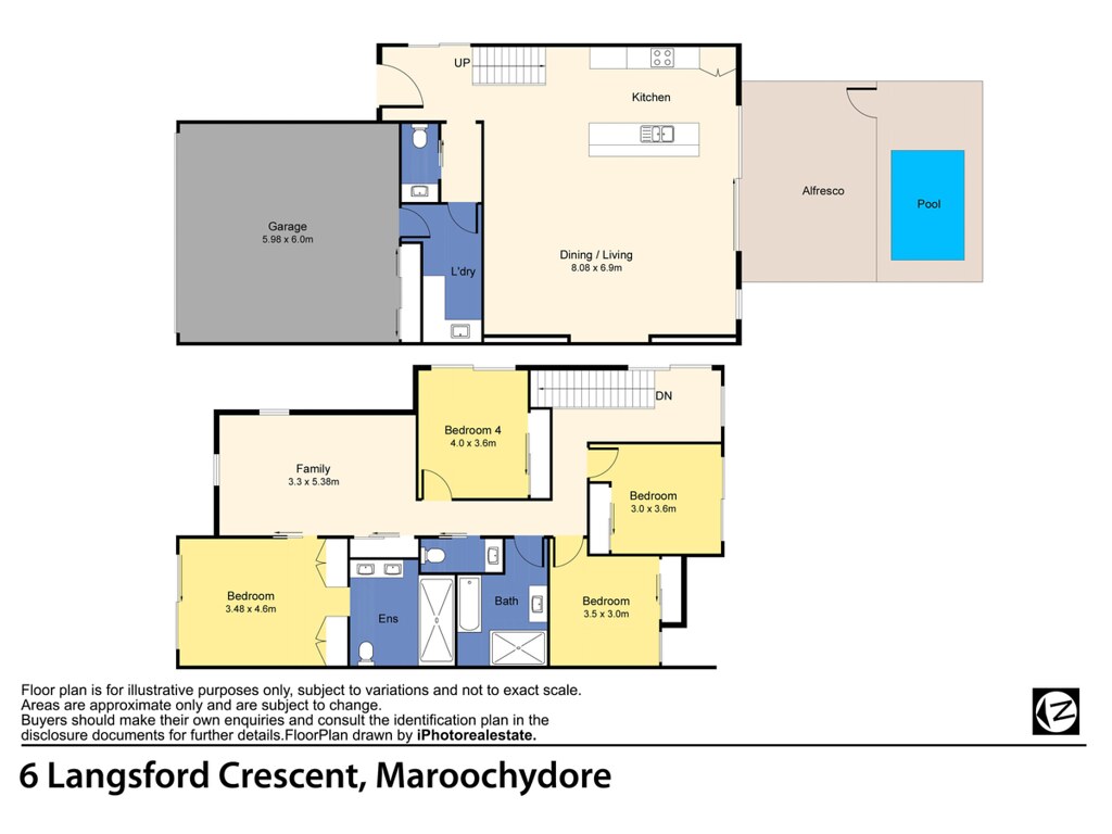 6 Langsford Cres, Maroochydore QLD 4558 floorplan