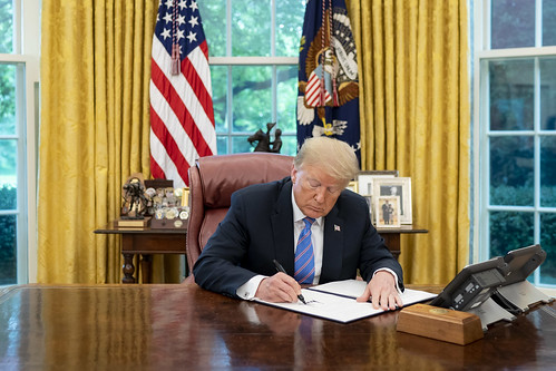 President Trump Signs an Executive Order by The White House, on Flickr