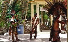 MEXICO, Mayastätte Tulum, Am Eingang - 