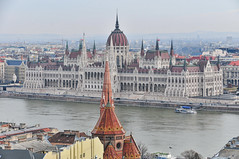 The Parliament from the Royal Palace - Budapest