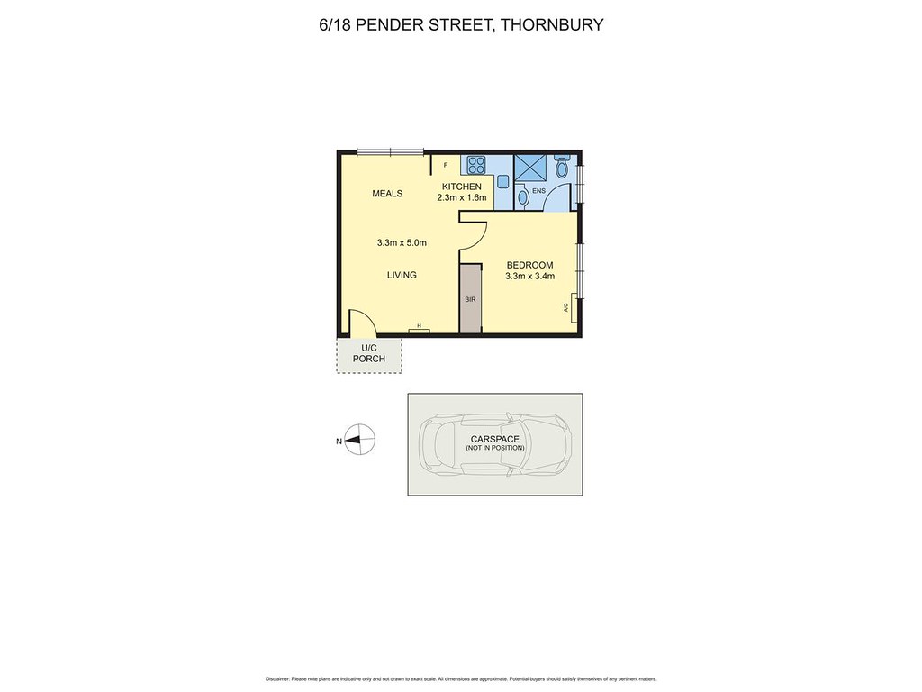 6/18 Pender Street, Thornbury VIC 3071 floorplan