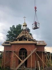 Строительство храма в с. Черниговском