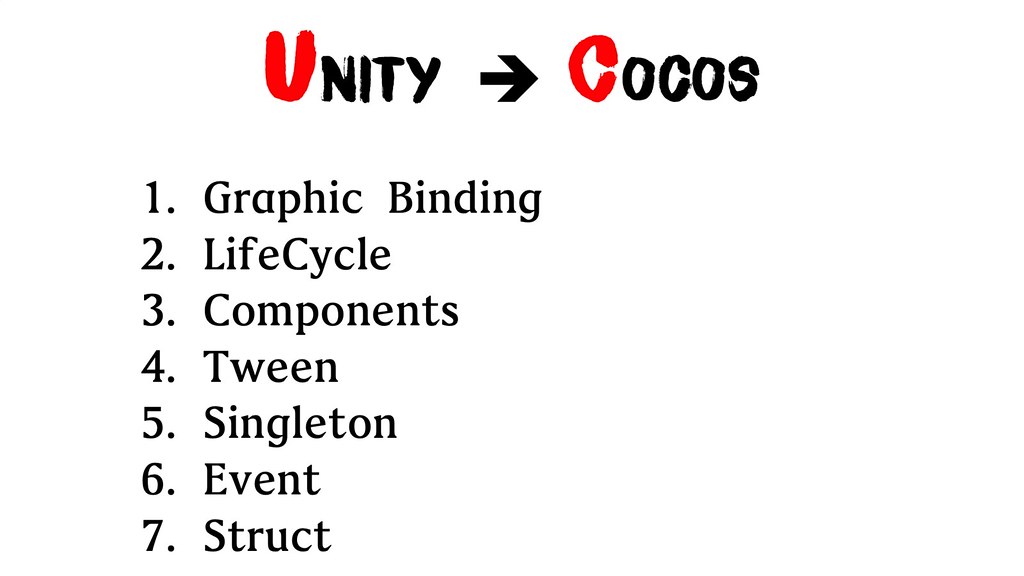 Unity to Cocos