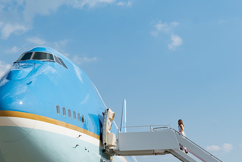 First Lady Melania Trump Boards Air Forc by The White House, on Flickr
